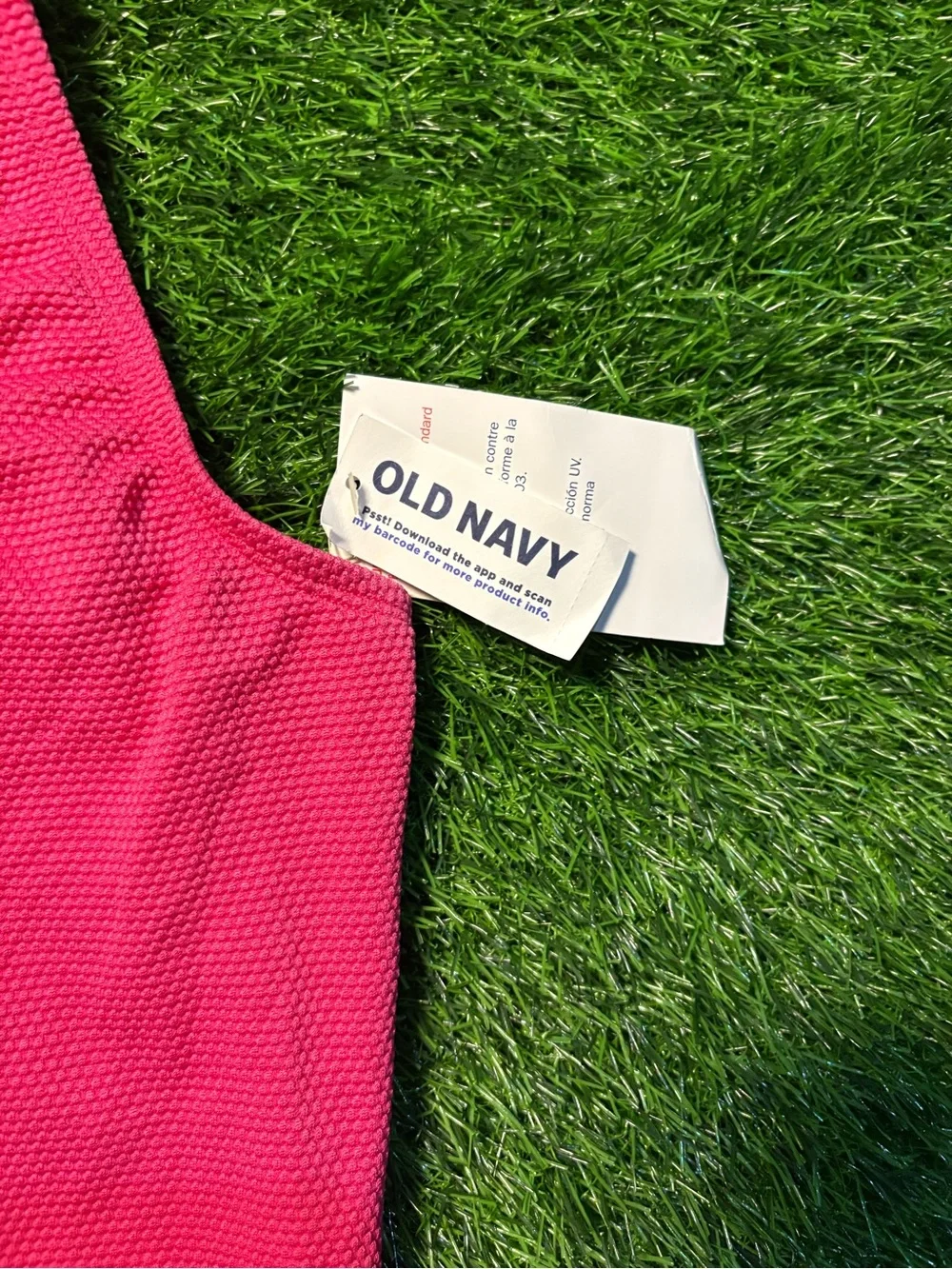 Old Navy Bright Pink Girls' One-Piece Swimsuit